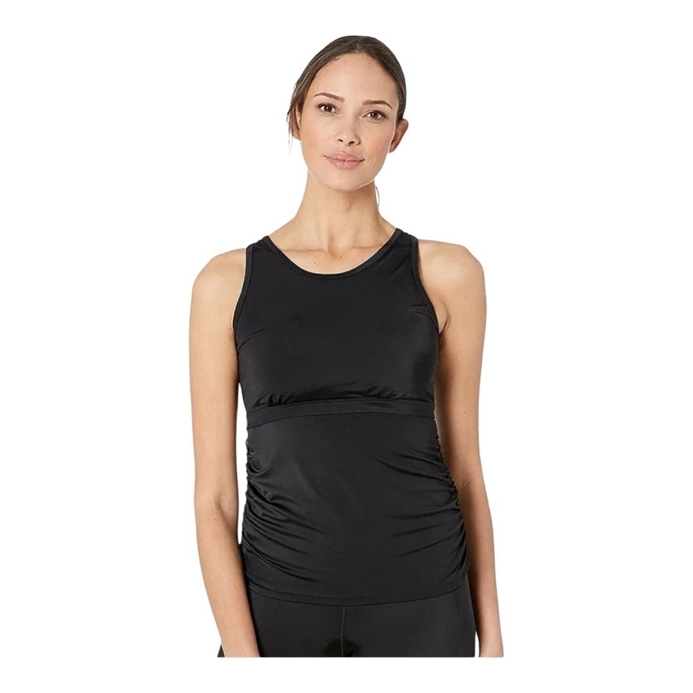 Skirtsports Womens High Dive Tankini Top Swimwear Black
